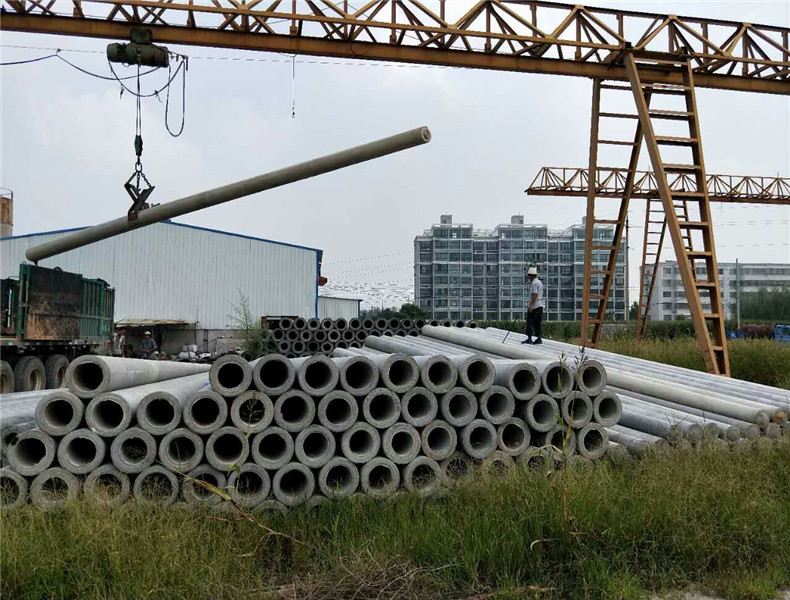 安徽蒙城15米190预应力电杆扶贫项目电网改造