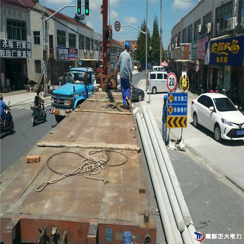 安徽淮南市寿县瓦埠镇渡口15米电杆电线杆到位