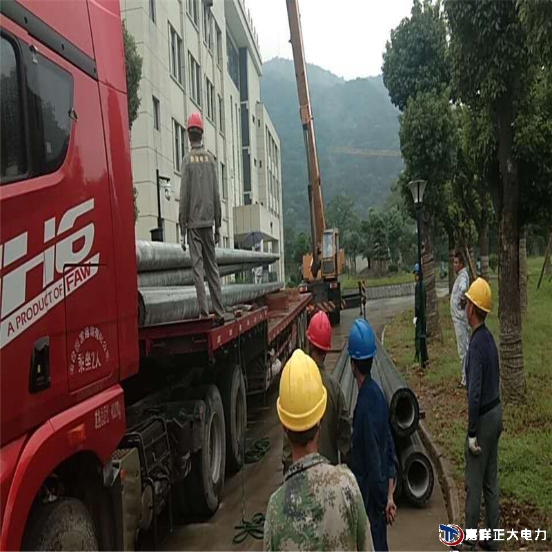 15米钢筋混凝土电线杆厂家与浙江军分区合作成功